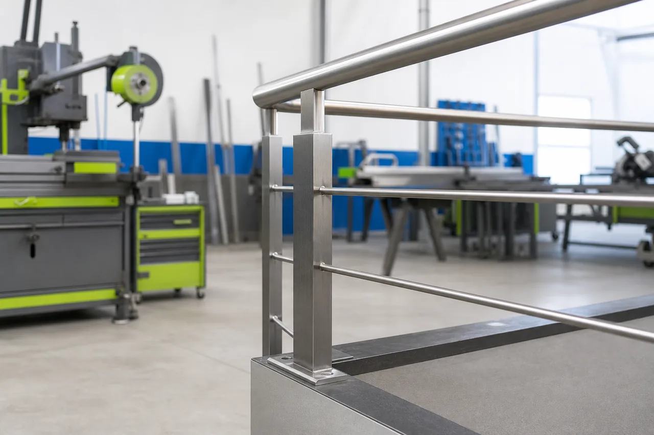 Métallerie sur mesure garde-corps inox - Chilly-Mazarin
